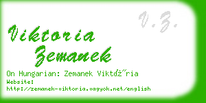 viktoria zemanek business card